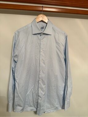 Stenstroms - Slimline‎ Light Blue Dress Shirt - Classic Spread Collar